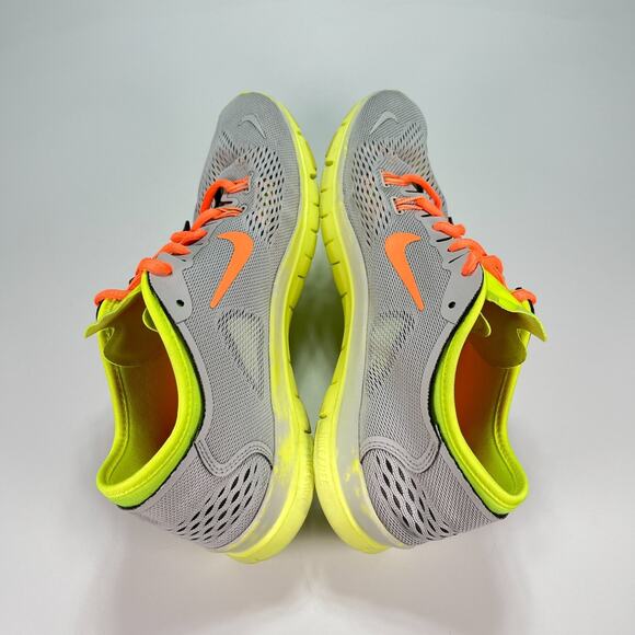 Nike Free 5.0 TR Fit 4 Gray Neon Yellow Running Shoes 629496-003 Women’s Size 9 - Picture 7 of 10